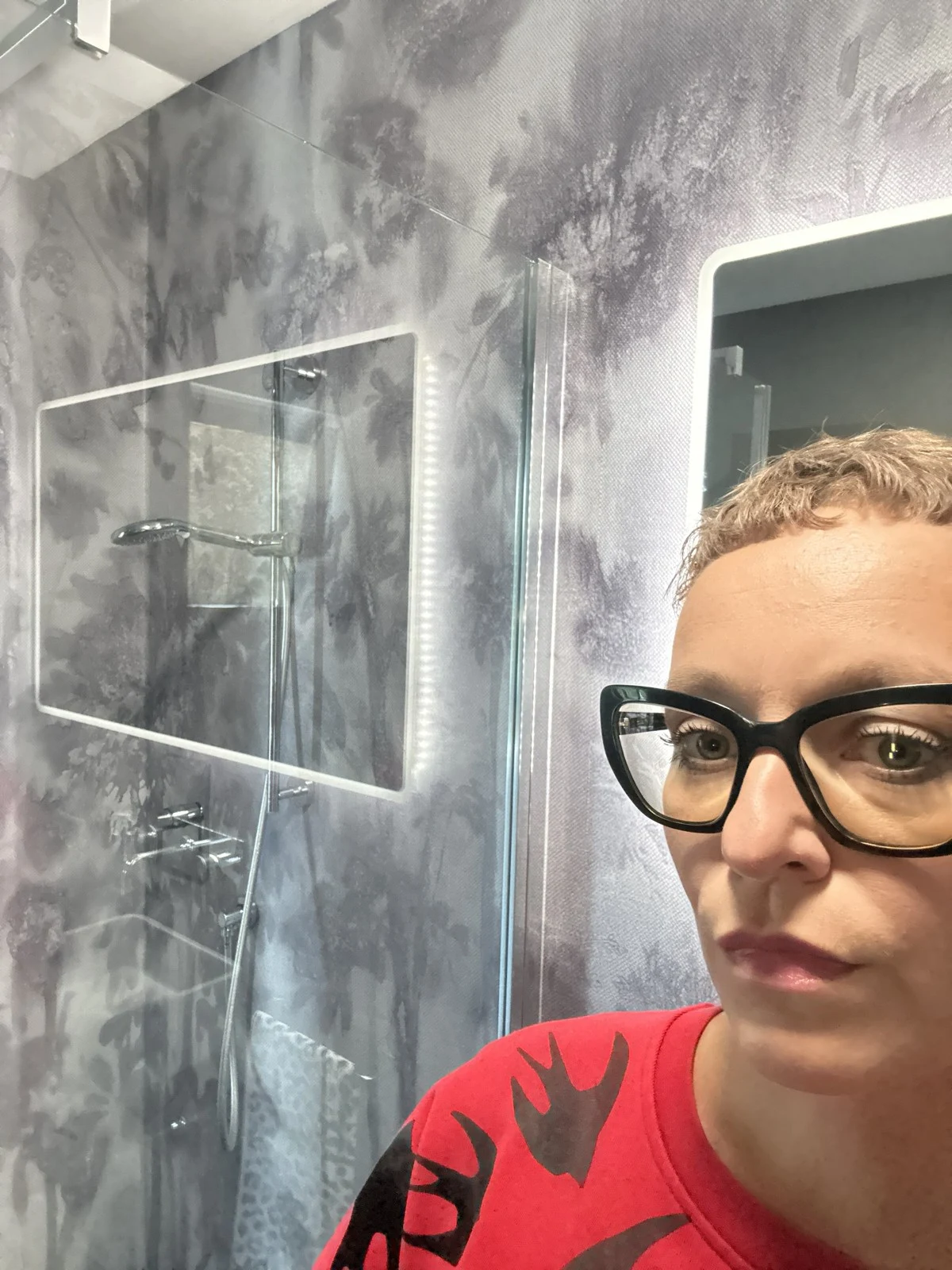 Dettaglio del bagno dello studio con Victoria