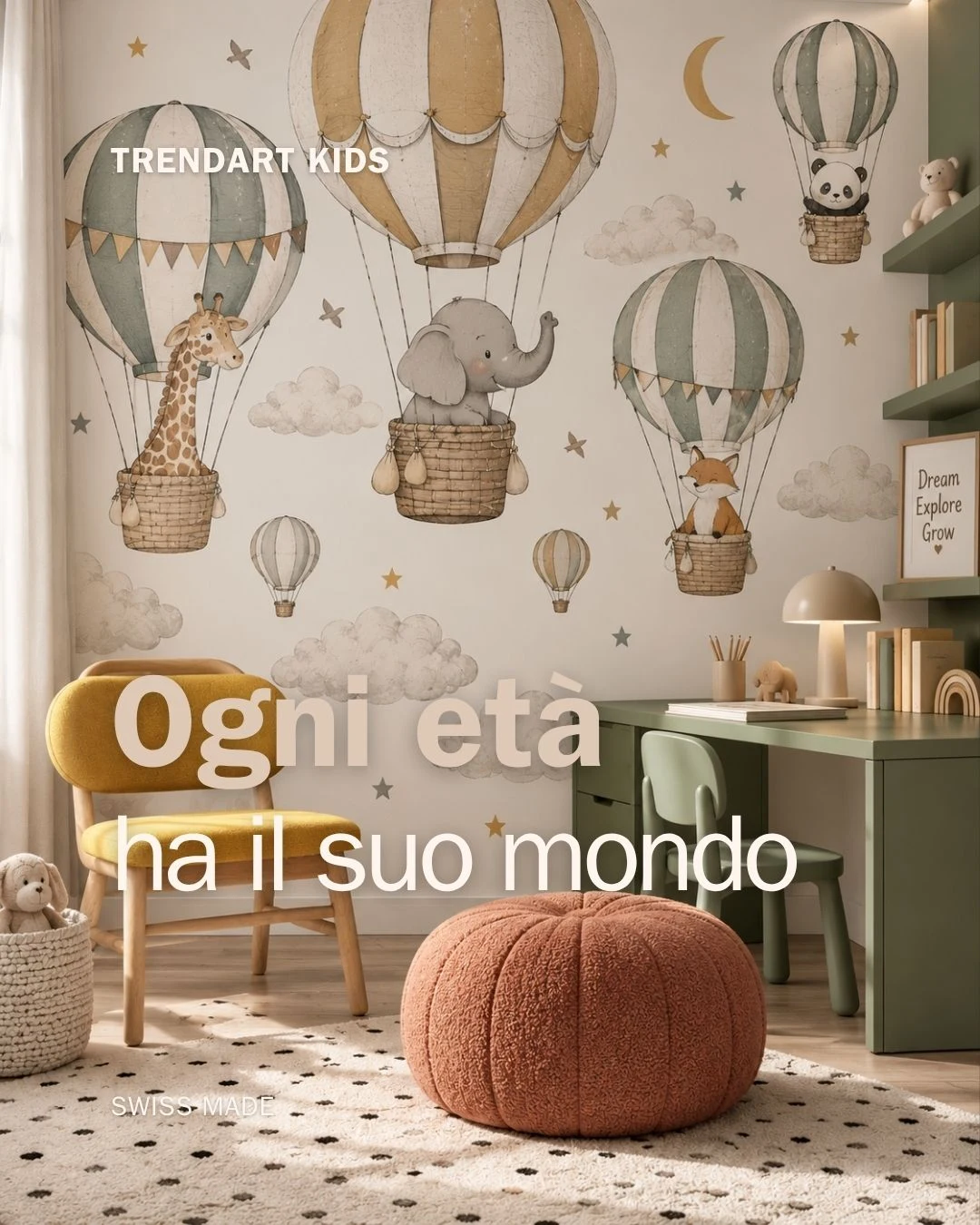 Collezione Kids & Teen, ambientazione illustrativa