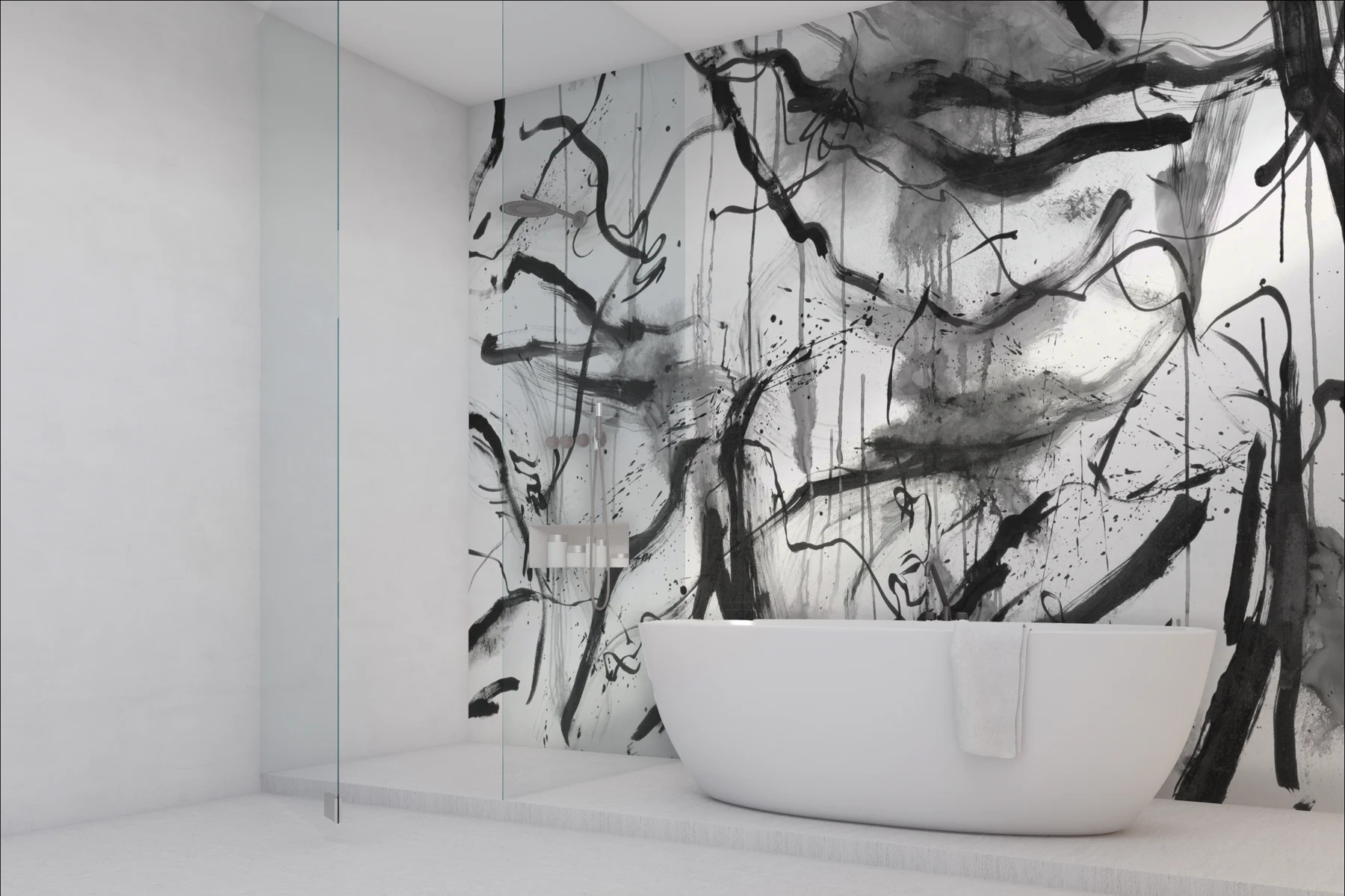 ACID BLACK: ambientazione del disegno