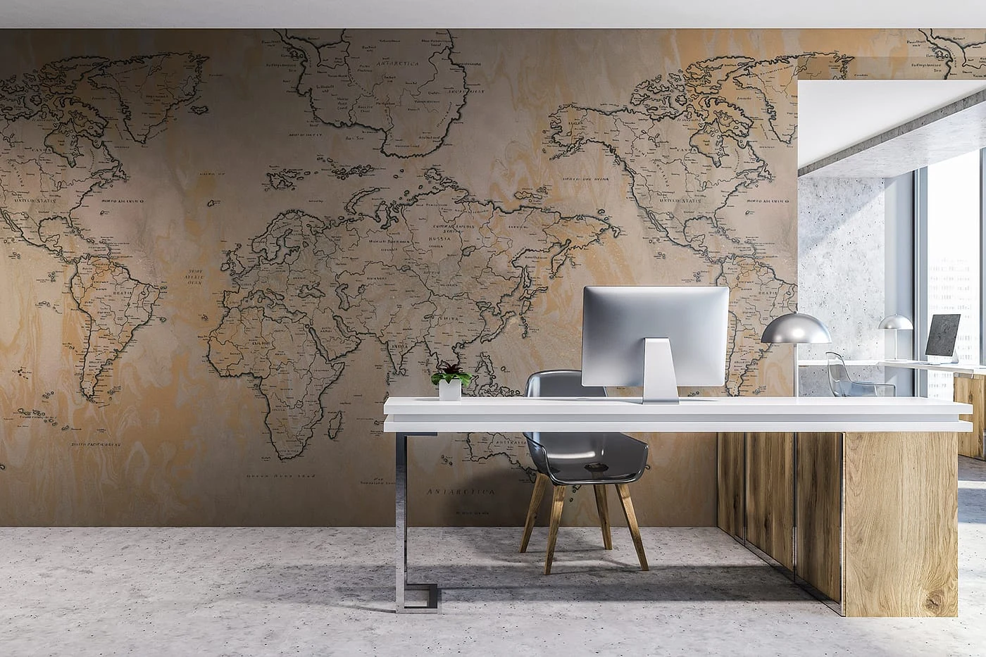 EBRU MAP — immagine 1 della versione Linen