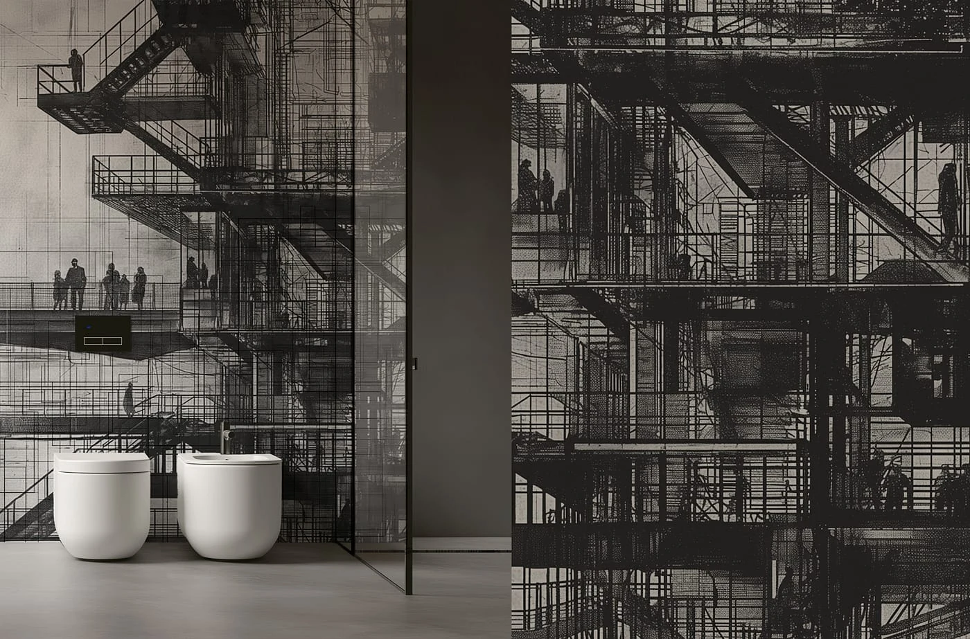 URBAN GRID: ambientazione del disegno