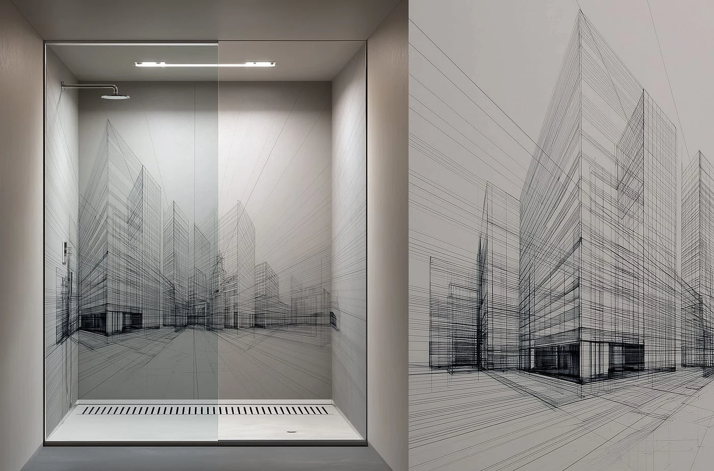 LINE CITY: ambientazione del disegno