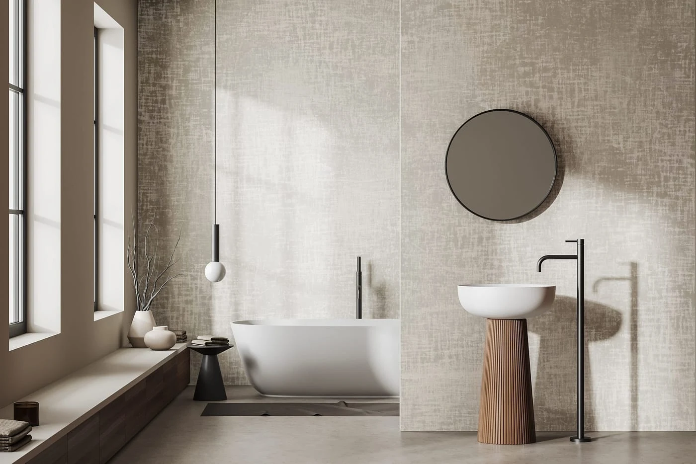 BETON CHECK: ambientazione del disegno