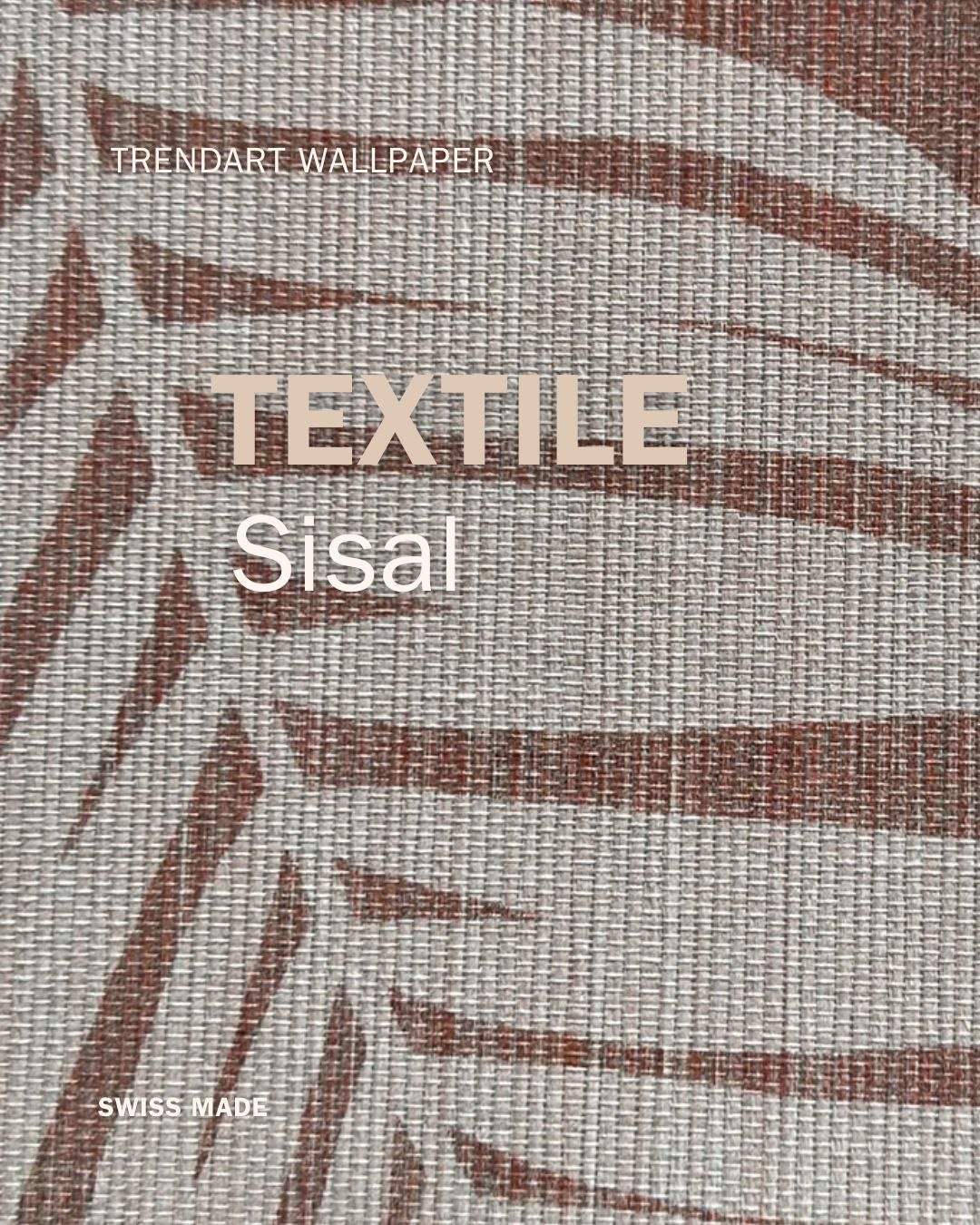 Campione identificato Textile Sisal con disegno stampato