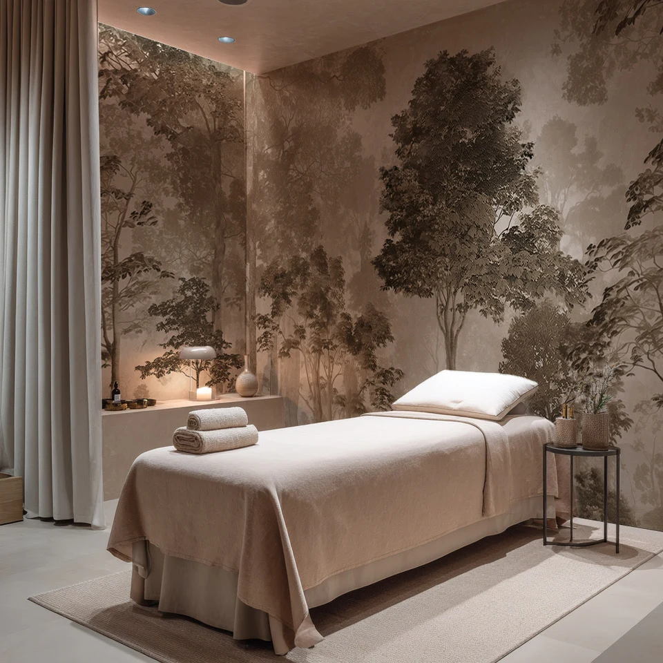 Concept SPA 4: Un paesaggio per la sala trattamenti