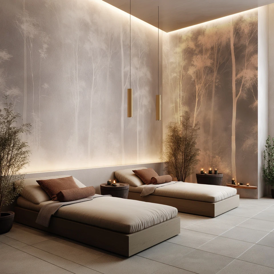 Concept SPA 5: Riflessi e toni caldi