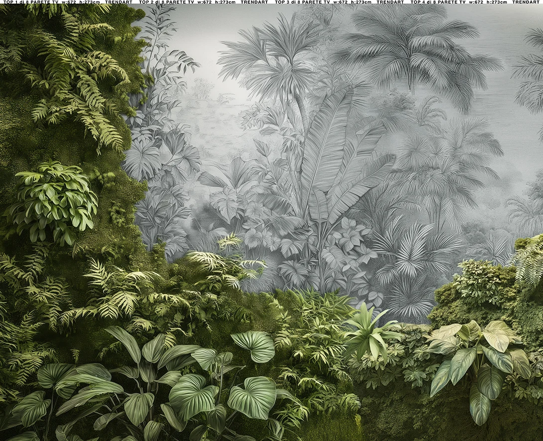 Composizione botanica Tertianum, parte sinistra